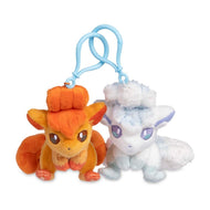 Pokemon Plush Keychain Vulpix & Alolan Vulpix Parallel Pairs Two-Plush Key Chain - Pokemon Center US