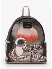 Load image into Gallery viewer, Disney Pixar Mini Backpack WALL-E and EVE Plant Loungefly
