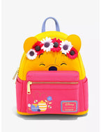 Disney Mini Backpack Winnie the Pooh Flower Crown Loungefly Pink Ver.