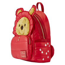 Load image into Gallery viewer, Disney Mini Backpack Winnie the Pooh Rainy Day Puffer Jacket Cosplay Loungefly
