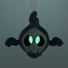 Load image into Gallery viewer, Pokemon Plush Keychain Duskull Yona Yona Ghost GITD Pokemon Center
