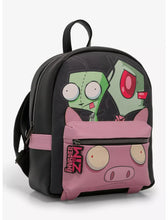 Load image into Gallery viewer, Invader Zim Mini Backpack GIR &amp; Zim With Pig Concept ONE Accessories
