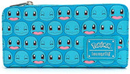Nintendo Loungefly Pokemon Squirtle Faces Faux-Leather Flap Wallet