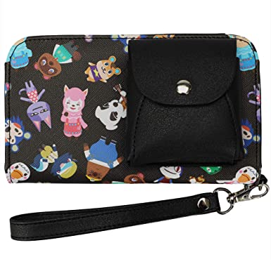 Nintendo Animal Crossing Villagers Bioworld Tech Wallet with exterior pocket