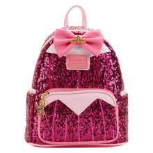 Load image into Gallery viewer, Disney Mini Backpack Sleeping Beauty Aurora Sequins Loungefly
