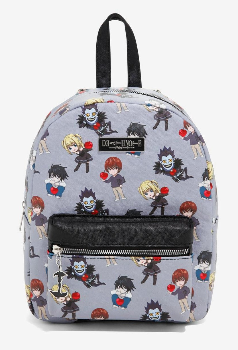 Death Note Mini Backpack Characters with Apples Bioworld