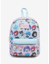 Load image into Gallery viewer, Fairytail Mini Backpacks Fairytail Ombre Chibi AOP Bioworld
