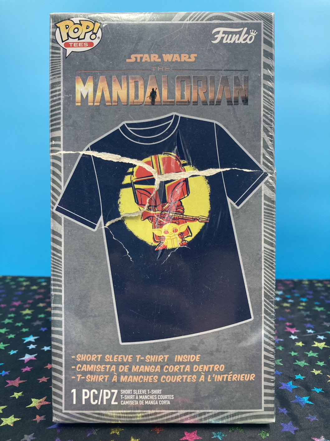 The Mandalorian Cute Child Sun Funko Boxed Tee [Clearance Case]