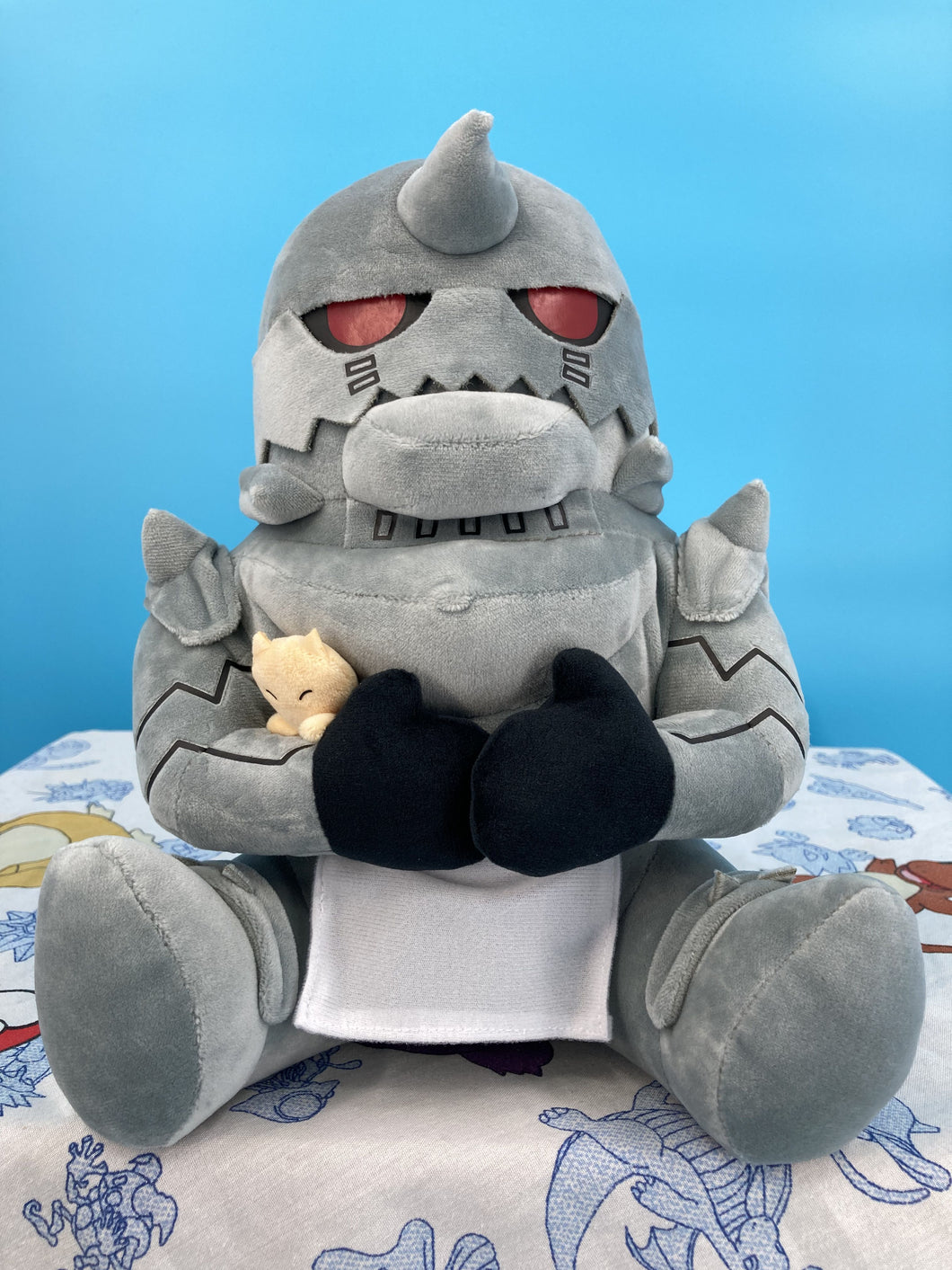 Fullmetal Alchemist Alphonse Elric Sitting w/ Cat Plush Square Enix