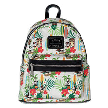 Load image into Gallery viewer, Disney Mini Backpack Mickey Minnie Hawaiian Surf Loungefly
