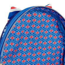 Load image into Gallery viewer, Disney Mini Backpack Minnie Mouse Union Jack Sequin Loungefly
