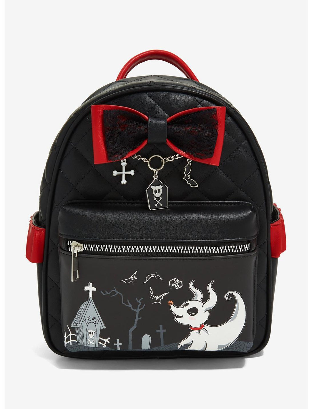 Nightmare Before Christmas Mini Backpack Chibi Zero Quilted Bioworld