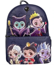 Load image into Gallery viewer, Disney Loungefly Villains Chibi Mini Backpack and Wallet Set - Exclusive
