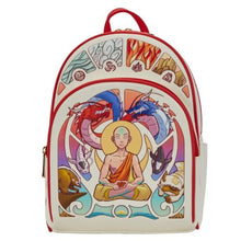 Load image into Gallery viewer, Avatar: The Last Airbender Mini Backpack Aang Meditation GITD Loungefly
