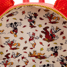 Load image into Gallery viewer, Disney Mini Backpack Minnie Mouse Fall Sequin Ombre Loungefly
