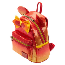 Load image into Gallery viewer, Disney Mini Backpack Minnie Mouse Fall Sequin Ombre Loungefly
