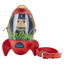 Load image into Gallery viewer, Toy Story Crossbody Pizza Planet Claw Machine Loungefly
