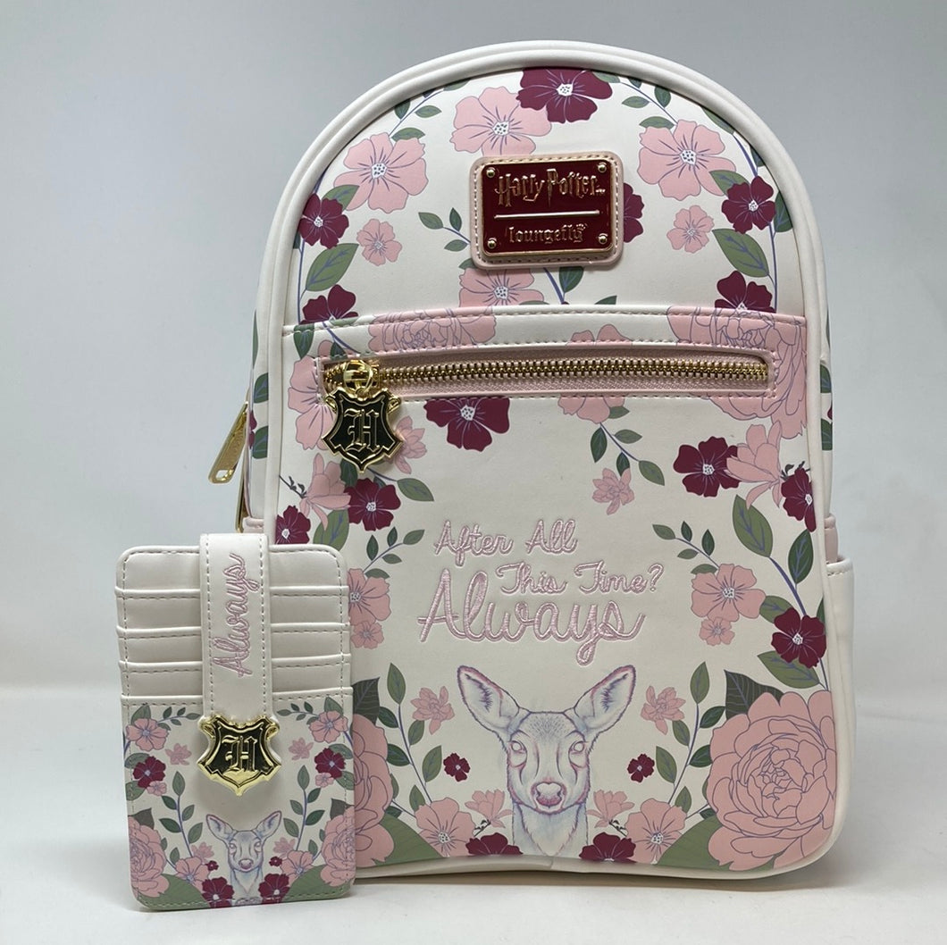 Harry Potter Mini Backpack and Cardholder Set Doe Patronus Loungefly