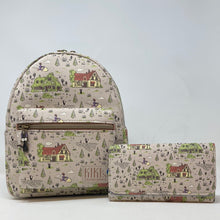 Load image into Gallery viewer, Studio Ghibli Mini Backpack Wallet Set Kiki’s Delivery Service Map Loungefly
