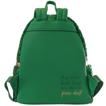 Load image into Gallery viewer, Disney Mini Backpack Tinkerbell Emerald Green Sequin Loungefly
