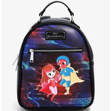 Load image into Gallery viewer, Marvel Mini Backpack Wanda Vision Chibi Static Cosplay Loungefly
